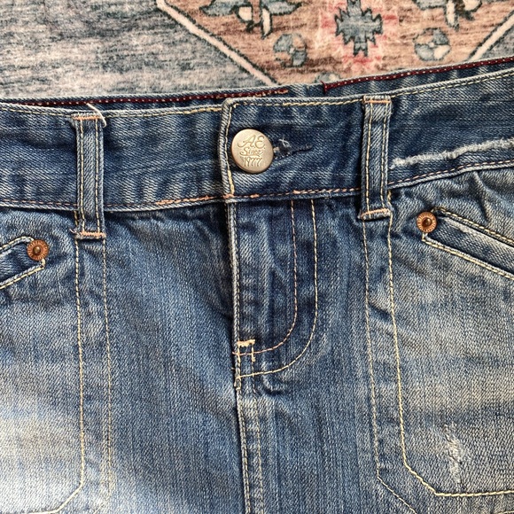 Vintage Y2K American Eagle Mini Denim Skirt - Picture 5 of 9